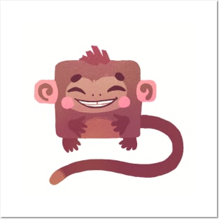 Cute Monkey Posters and Art